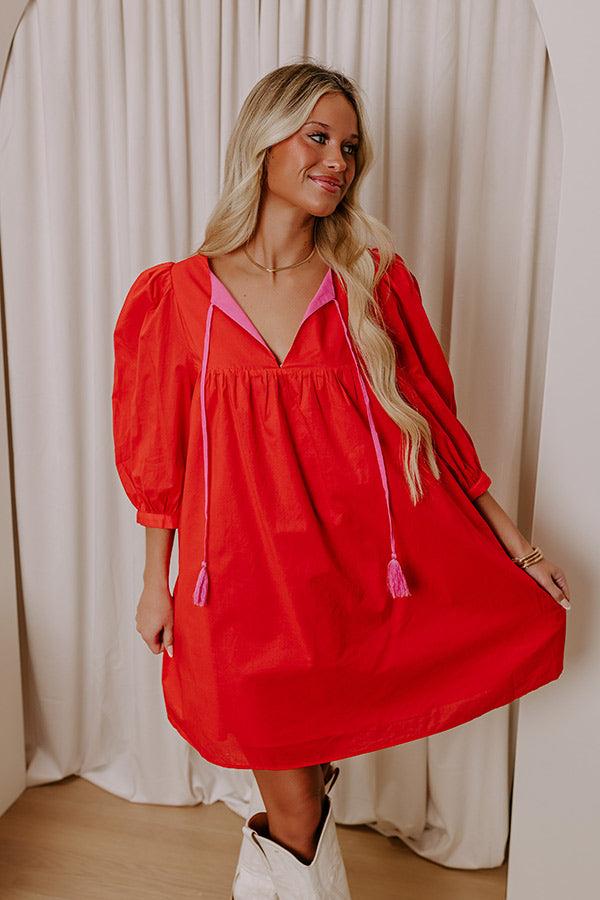 Impressions Margarita Toast Mini Dress