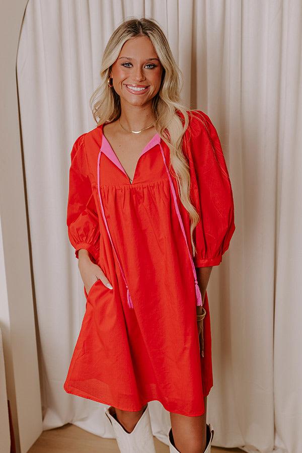 Impressions Margarita Toast Mini Dress