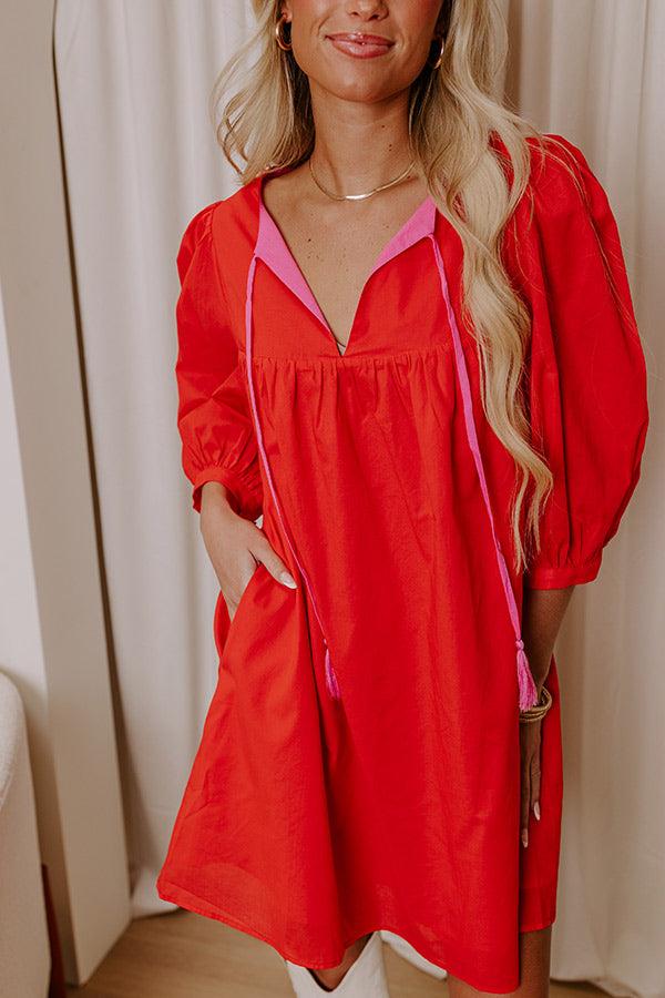 Impressions Margarita Toast Mini Dress