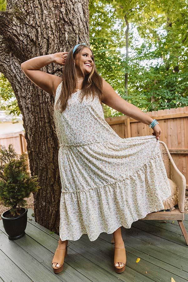 Impressions Mark My Words Floral Maxi Curves