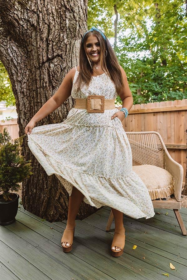 Impressions Mark My Words Floral Maxi Curves