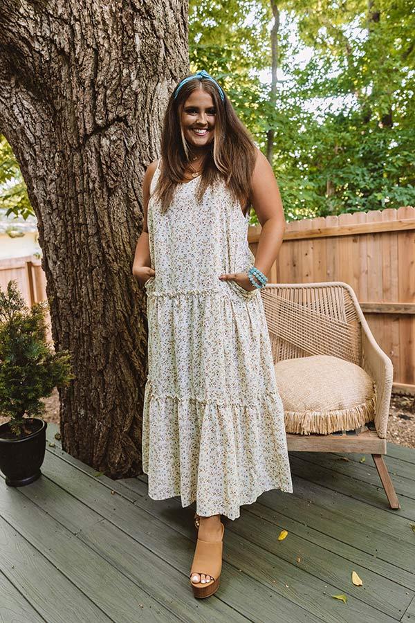 Impressions Mark My Words Floral Maxi Curves