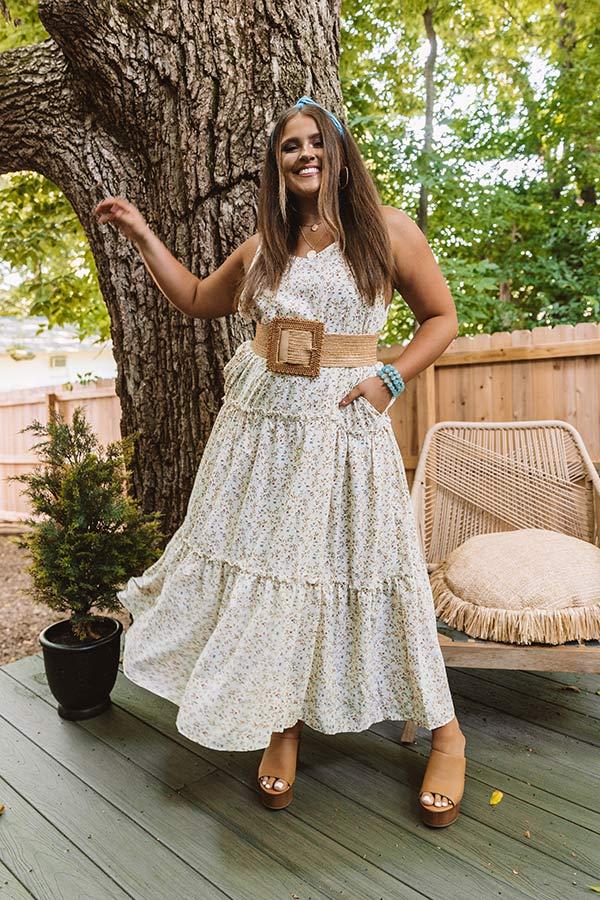 Impressions Mark My Words Floral Maxi Curves