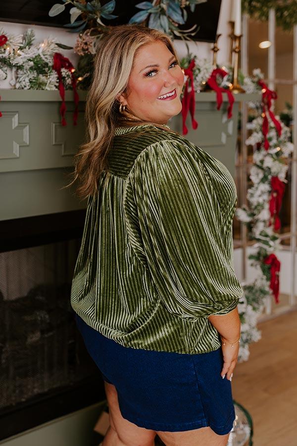 Impressions Martini Mixer Velvet Button Up Curves