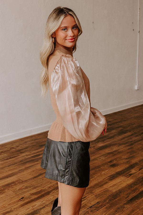 Impressions Martini Sippin' Knit Top