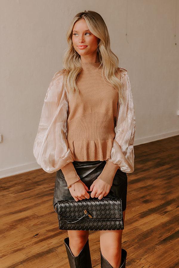 Impressions Martini Sippin' Knit Top