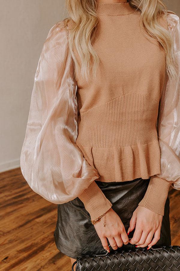 Impressions Martini Sippin' Knit Top