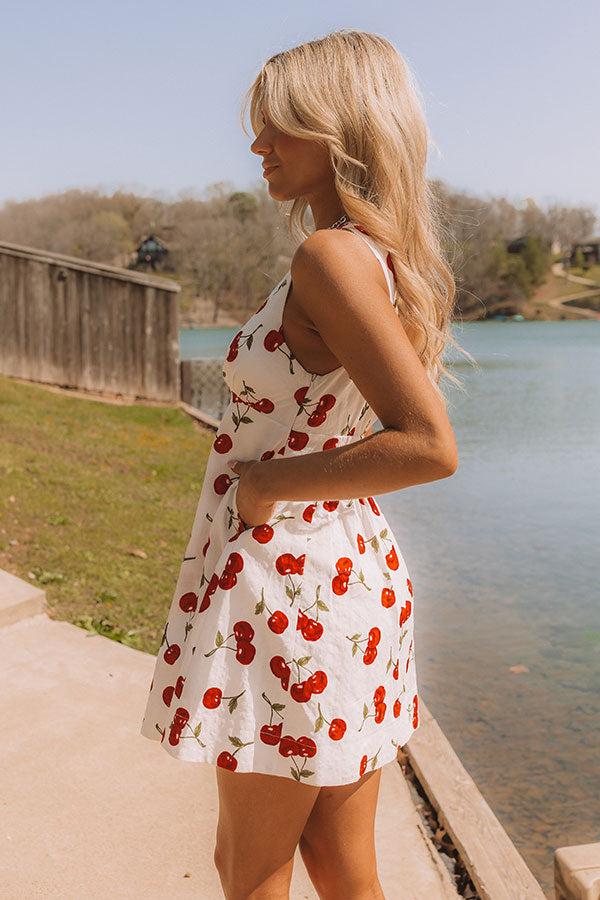 Impressions Merci Mon Cherry Mini Dress