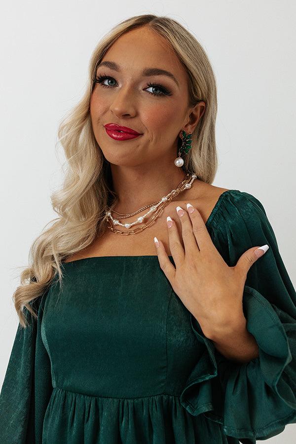 Impressions Merlot Weekend Layered Necklace