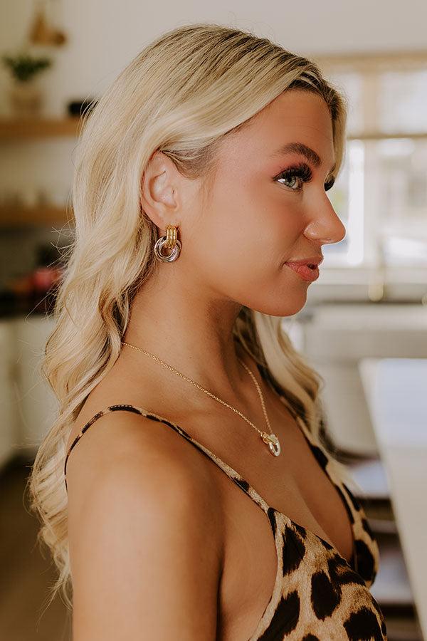 Impressions Metropolitan Muse 2-Tone Earrings