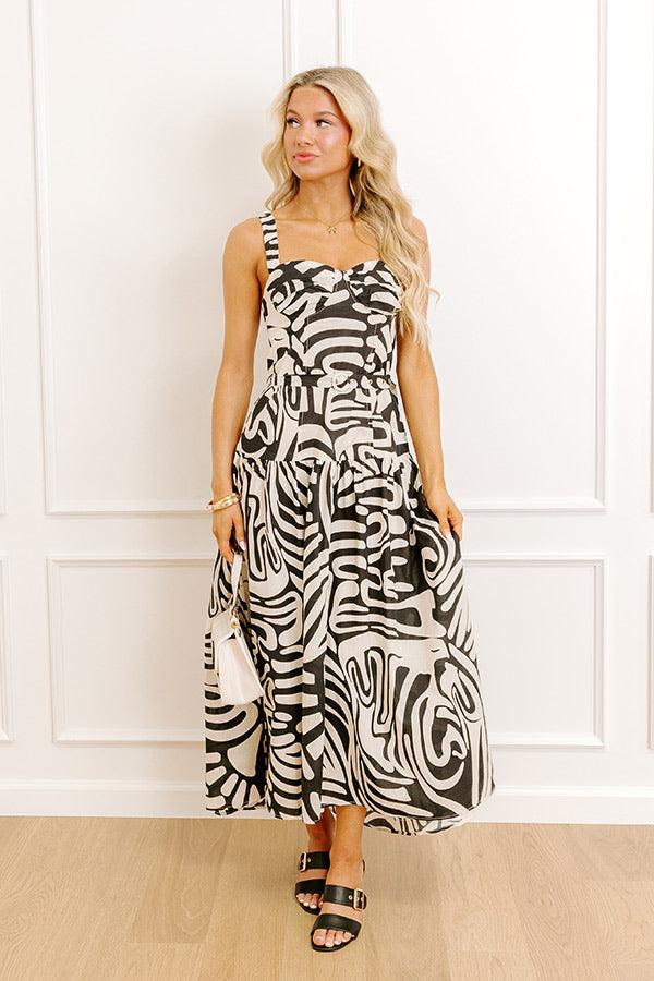 Impressions Miami Mixer Midi Dress