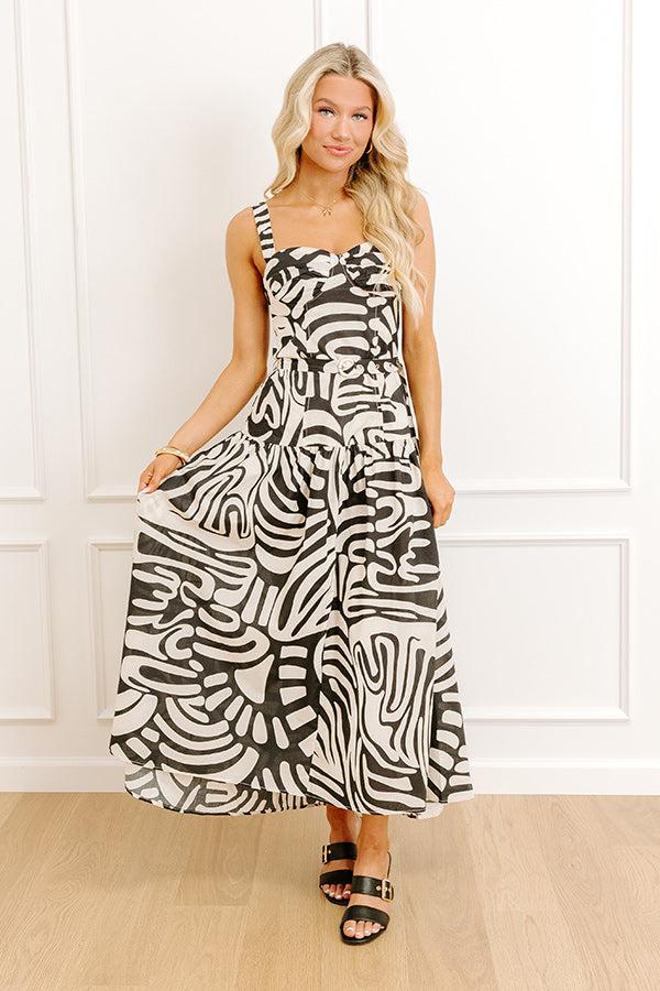 Impressions Miami Mixer Midi Dress