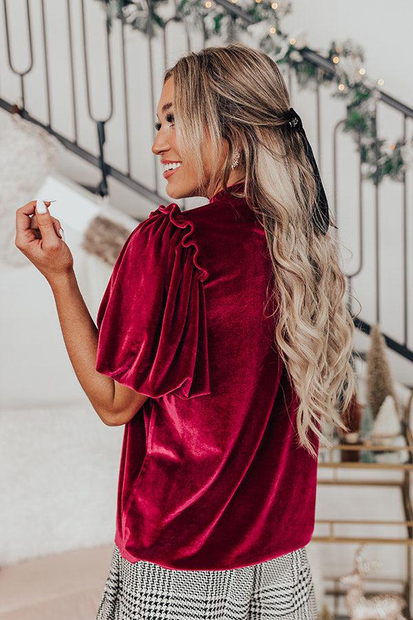 Impressions Midnight Kiss Velvet Top