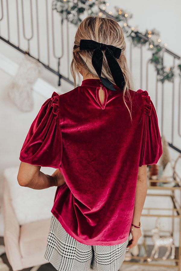 Impressions Midnight Kiss Velvet Top