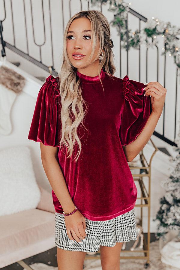 Impressions Midnight Kiss Velvet Top