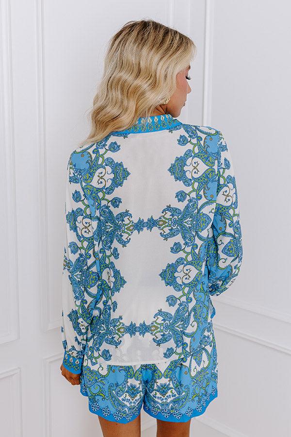 Impressions Milan Bound Paisley Button Up