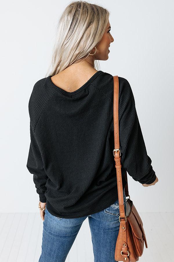 Impressions Mindful Matter Shift Top In Black