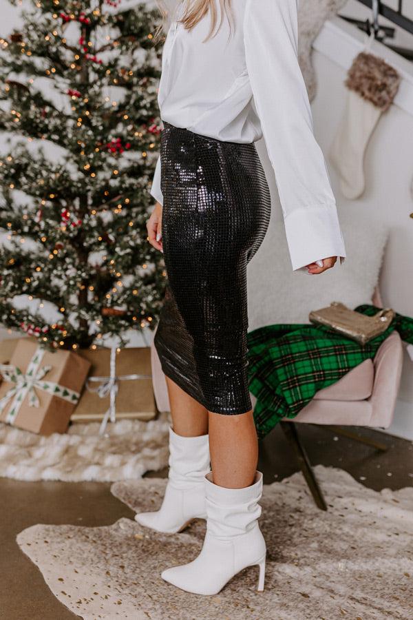 Impressions Modern Marvel Sequin Skirt