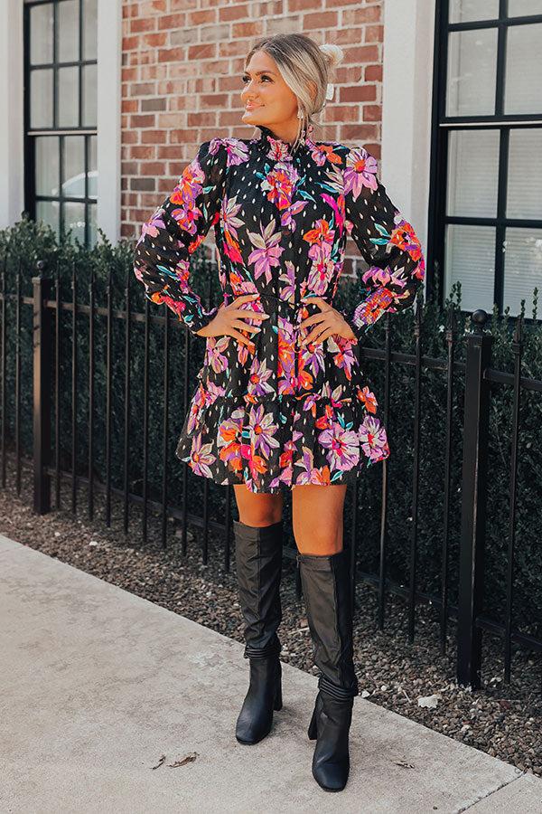 Impressions Modern Muse Floral Dress