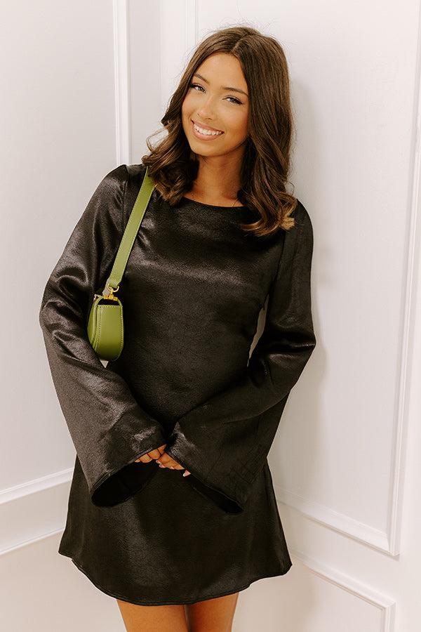 Impressions Moonlit Dance Satin Mini Dress