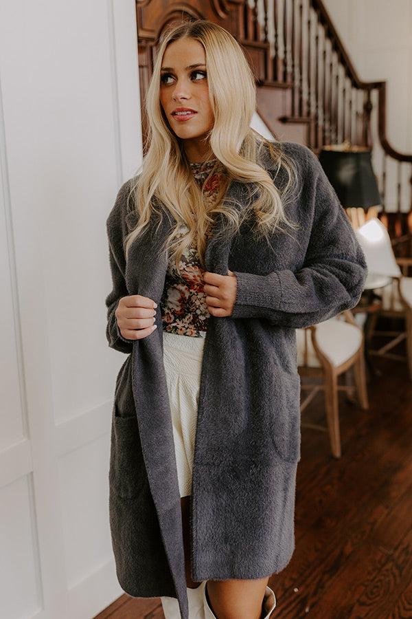 Impressions Morning Breeze Eyelash Knit Coat