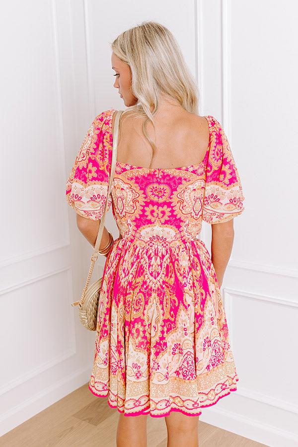 Impressions Mostly Coastal Cut Out Dress