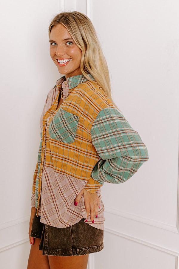 Impressions Mountain Overlook Colorblock Flannel