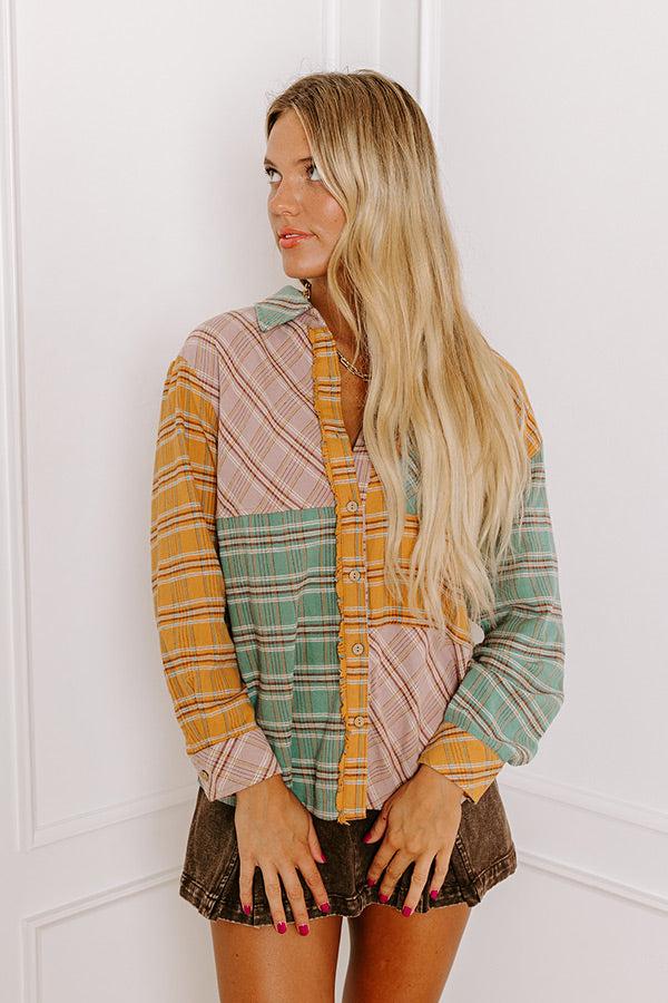 Impressions Mountain Overlook Colorblock Flannel