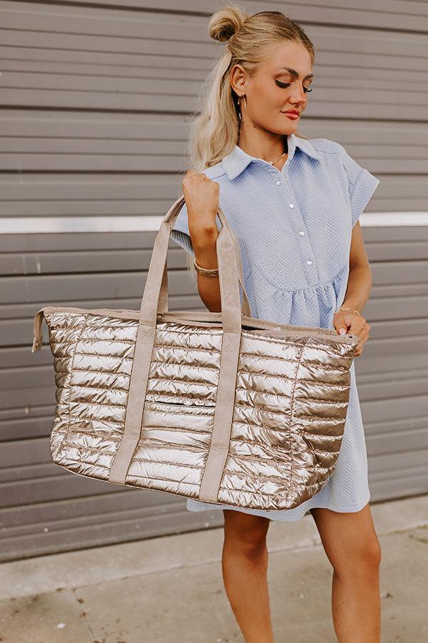 Impressions Napa Trip Puffer Weekender Tote