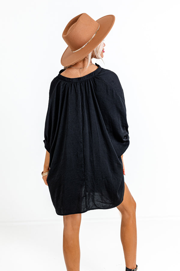 Impressions New To Town Shift Top In Black