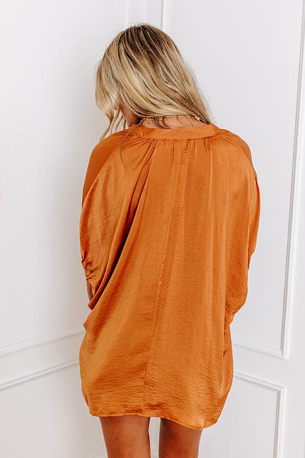 Impressions New To Town Shift Top In Camel
