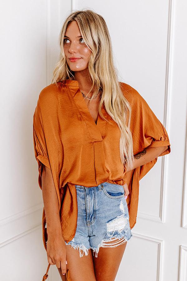 Impressions New To Town Shift Top In Camel