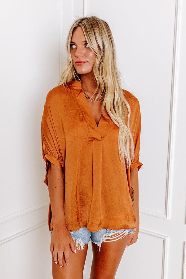 Impressions New To Town Shift Top In Camel