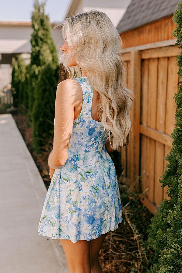 Impressions Night At The Louvre Floral Mini Dress