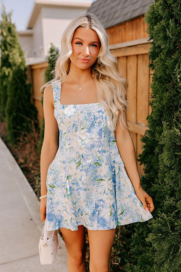 Impressions Night At The Louvre Floral Mini Dress