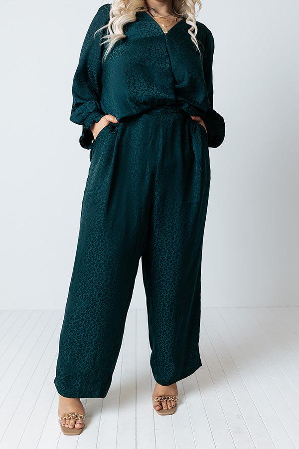 Impressions No Secrets Leopard Pants Curves