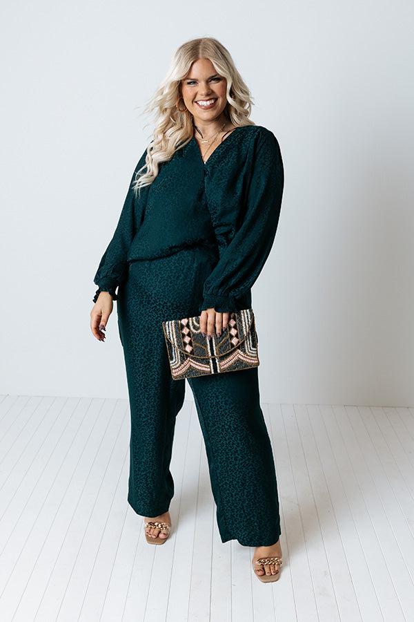 Impressions No Secrets Leopard Pants Curves