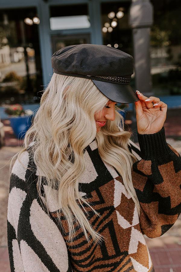 Impressions NYC Bound Cabbie Hat In Black