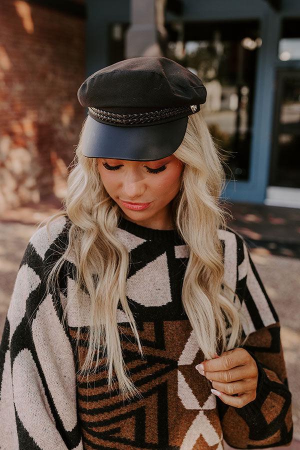 Impressions NYC Bound Cabbie Hat In Black