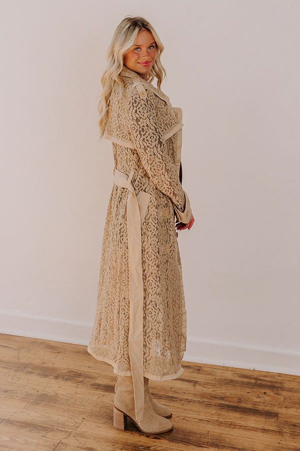 Impressions NYC Catwalk Lace Trench Coat
