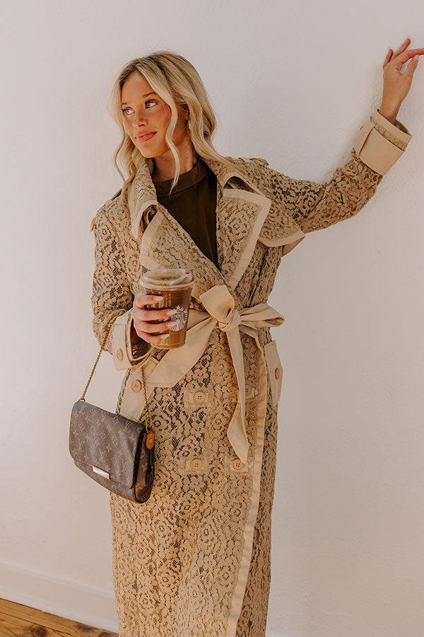Impressions NYC Catwalk Lace Trench Coat