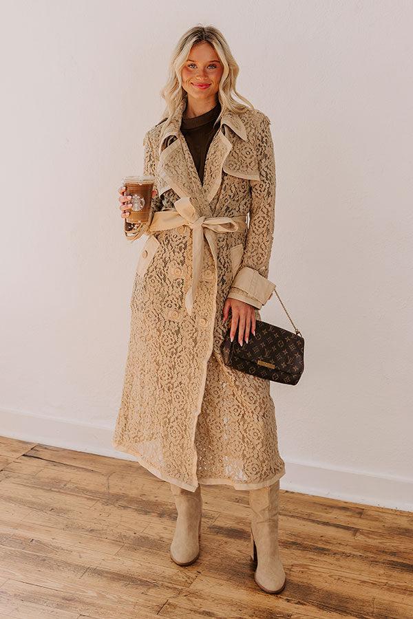 Impressions NYC Catwalk Lace Trench Coat