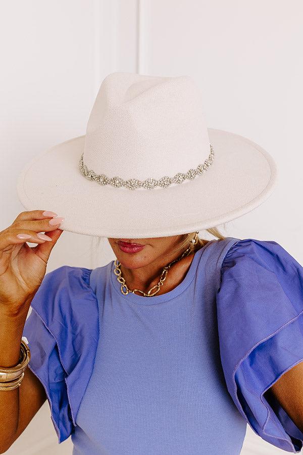 Impressions NYC Ready Felt Fedora In Ivory