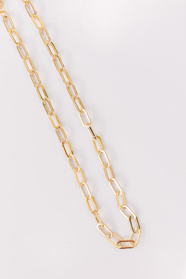Impressions NYC Ready Link Necklace In Gold