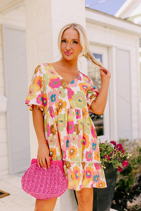 Impressions Oh Happy Days Floral Mini Dress