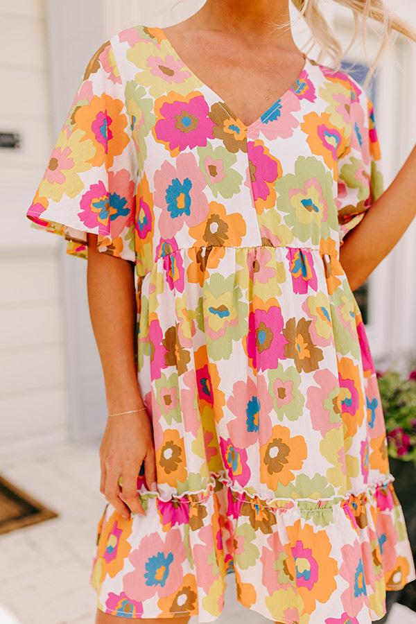 Impressions Oh Happy Days Floral Mini Dress