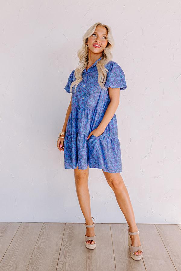 Impressions Ojai Afternoon Floral Mini Dress