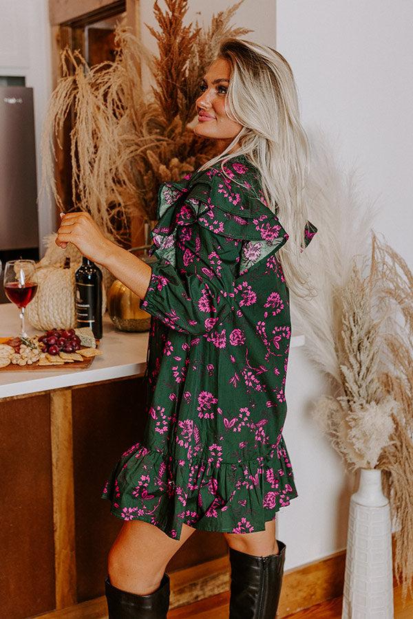 Impressions On The Way Floral Mini Dress