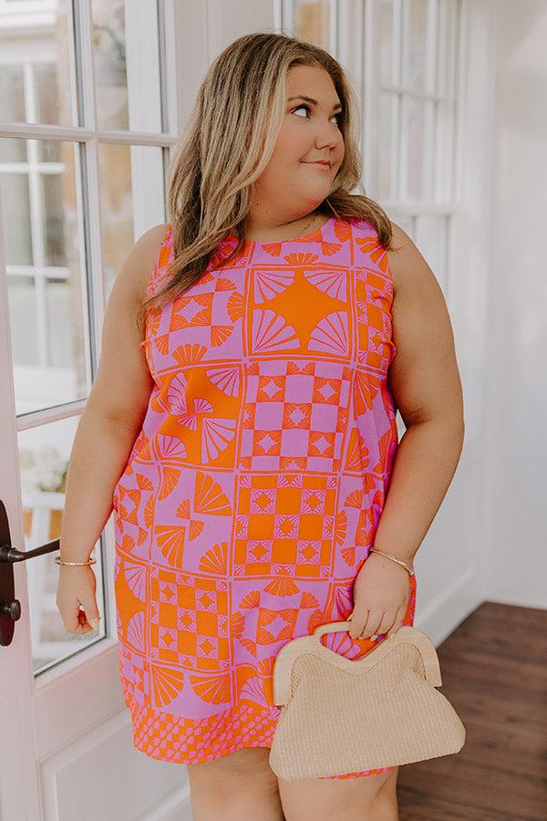 Impressions On Vacay Time Mini Dress Curves