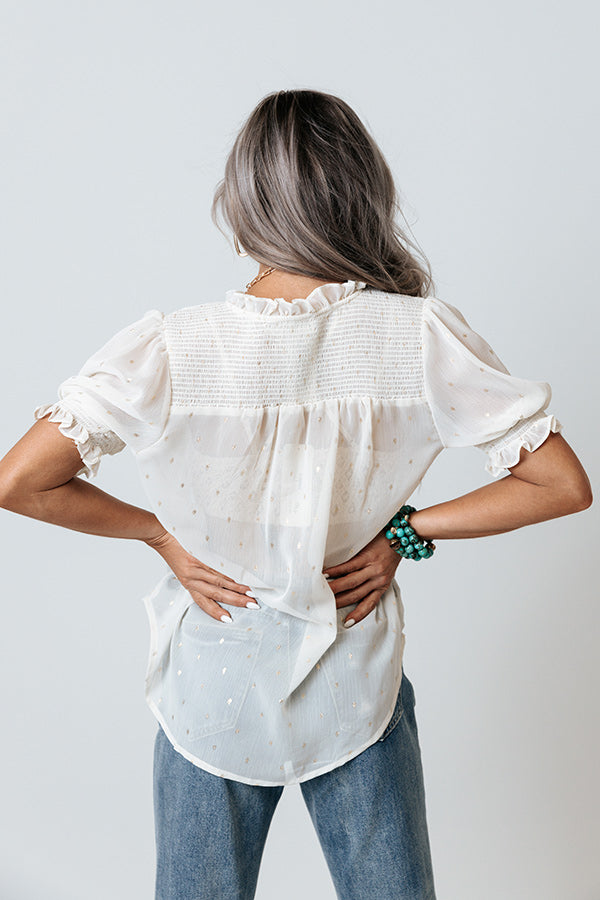 Impressions One To Remember Shift Top In White